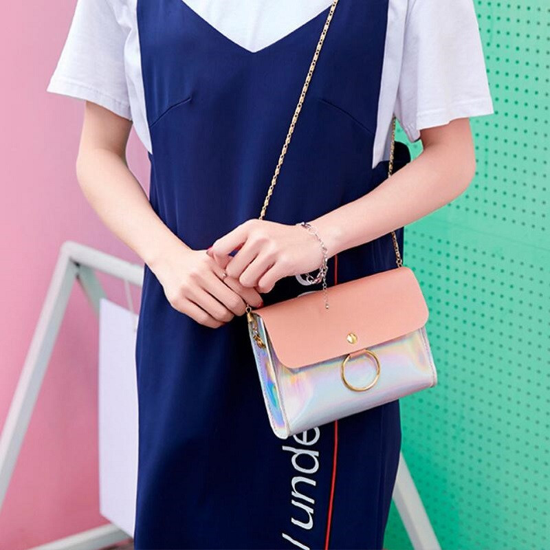 Tasuta kohaletoimetamine Color Naiste väikese ruudukujulise kotiga käekott ühe õlaga ja kaldus straddled väikese kotiga mobiiltelefonikott XZ-118.