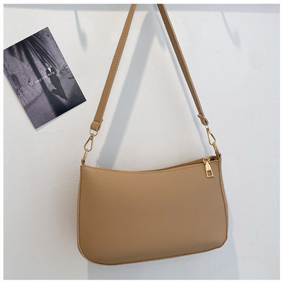 Φθινοπωρινό Vintage μονόχρωμο Γυναικείο Pu Δερμάτινο τσαντάκι ώμου Μασχάλες Casual Γυναικεία τσάντα τσάντα γυναικεία μίνι υποαξονική τσάντα συμπλέκτη