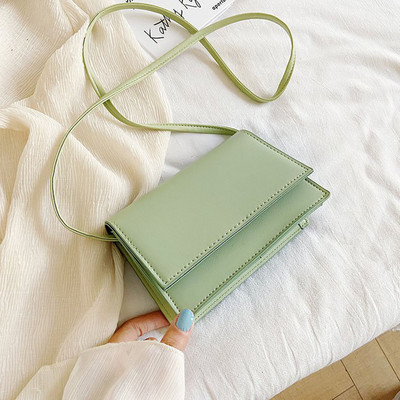 SMOOZA Fashion Candy Color Flap Τσάντα για γυναίκες 2022 Νέες τσάντες πολυτελείας σχεδιαστές χιαστί ώμου Γυναικεία απλή τσάντα PU