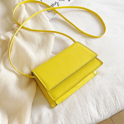 SMOOZA Fashion Candy Color Flap Τσάντα για γυναίκες 2022 Νέες τσάντες πολυτελείας σχεδιαστές χιαστί ώμου Γυναικεία απλή τσάντα PU