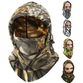 Pălărie de sport din lână în aer liber Pescuit Ciclism Vânătoare Balaclava tactică militară Bărbați Femei Căldură rezistentă la vânt iarnă Camping drumeții Șapcă