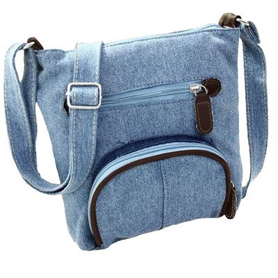 Vintage teksariidest õlakotid Naiste meeste käekott Klassikaline Euroopa naiste käekott Bront tasku Kauboi kotid Suure mahutavusega