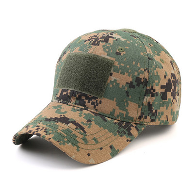 Нов стил Бейзболни шапки Камуфлажни тактически войници Бойни пейнтболни регулируеми летни слънчеви шапки Мъже Жени