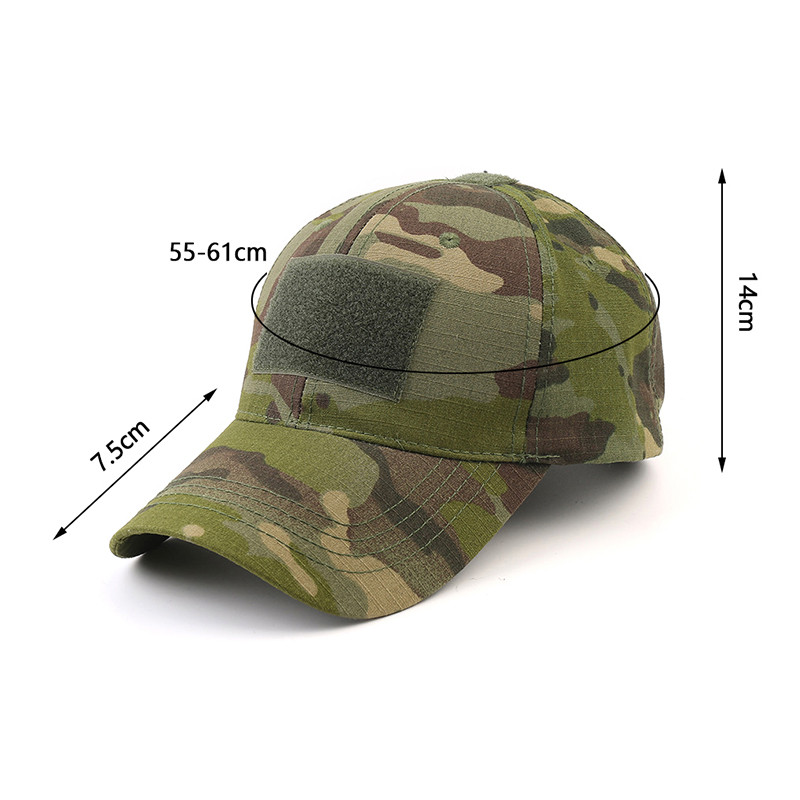 Нов стил Бейзболни шапки Камуфлажни тактически войници Бойни пейнтболни регулируеми летни слънчеви шапки Мъже Жени