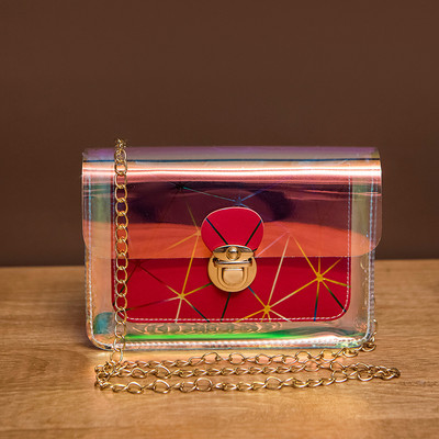 Laserkäekotid naistele 2022. aasta uued geomeetrilised teemantvärviga sobivad kotid naistele lukukett väike kandiline kott väike õlakott