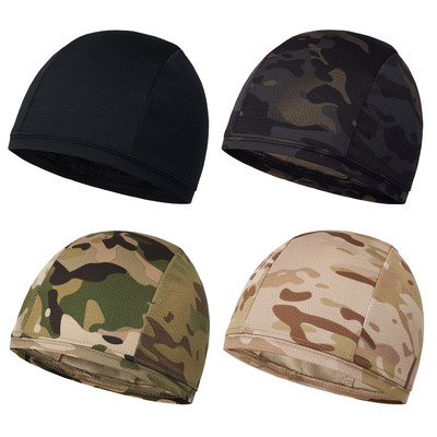 Tactical Camouflage Hat Outdoor Hiking Caps Bicycle Cycling Helmet Liner Hat Quick Drying Hunting Camping Fishing Cycling Caps