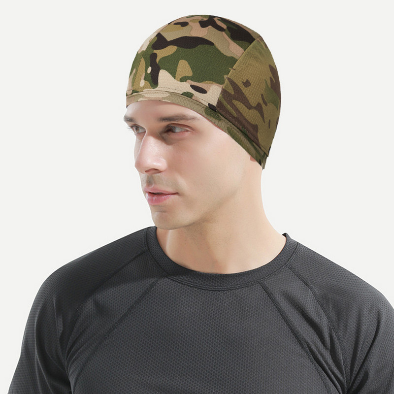 Taktikaline kamuflaažimüts õues matkamütsid Jalgrattasõidu kiiver Liner Müts Kiirkuivamine Jahindus Telkimine Kalapüük Jalgrattamütsid