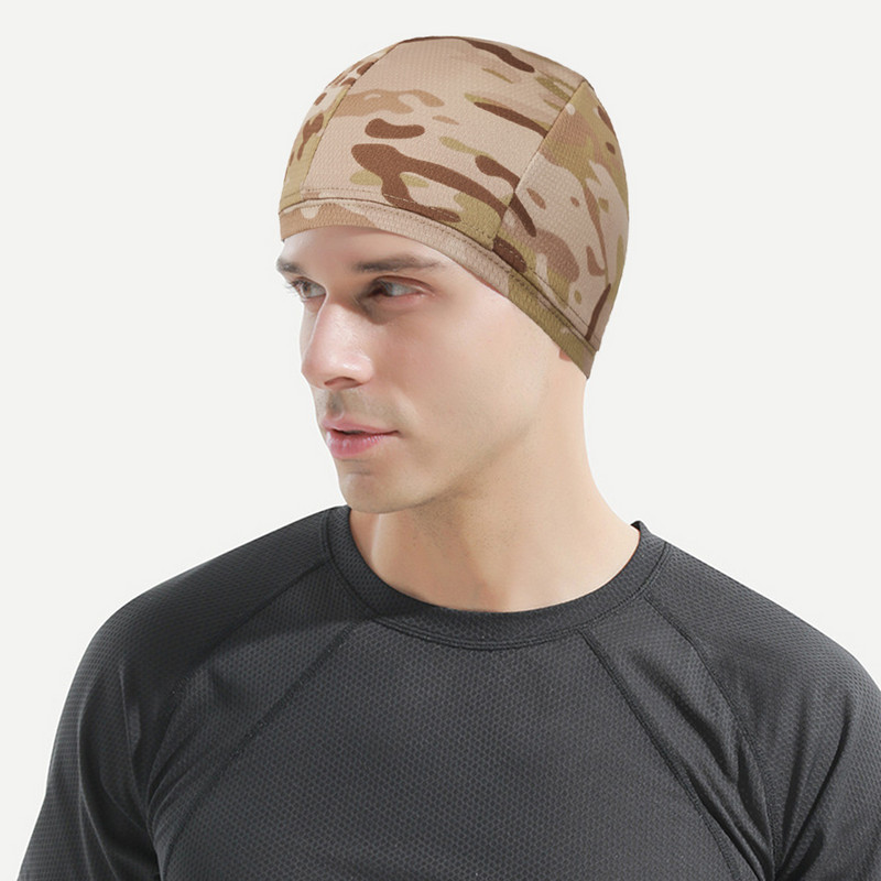 Taktikaline kamuflaažimüts õues matkamütsid Jalgrattasõidu kiiver Liner Müts Kiirkuivamine Jahindus Telkimine Kalapüük Jalgrattamütsid