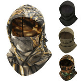 Pălărie de sport din lână în aer liber Pescuit Ciclism Vânătoare Balaclava tactică militară Bărbați Femei Căldură rezistentă la vânt iarnă Camping Drumeții Șapcă