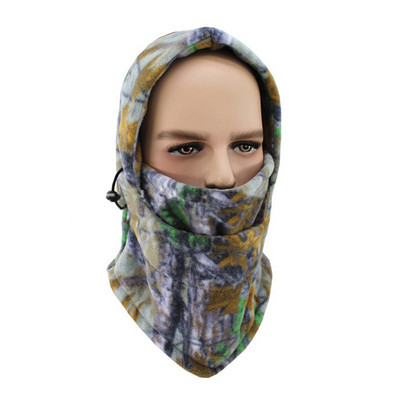 Pălărie de sport din lână în aer liber Pescuit Ciclism Vânătoare Balaclava tactică militară Bărbați Femei Căldură rezistentă la vânt iarnă Camping Drumeții Șapcă