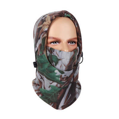 Pălărie de sport din lână în aer liber Pescuit Ciclism Vânătoare Balaclava tactică militară Bărbați Femei Căldură rezistentă la vânt iarnă Camping Drumeții Șapcă