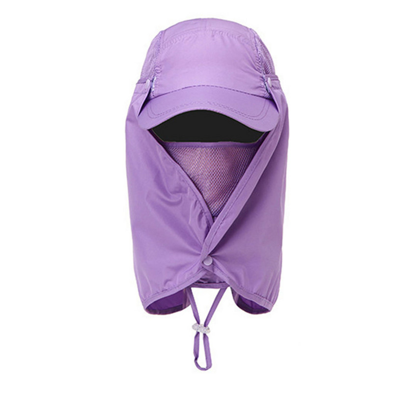 Kültéri napvédő sapka UV védelemmel ellátott fülvédő nyakvédő horgászat vadászat túra sapka uniszex szabadidős sapka