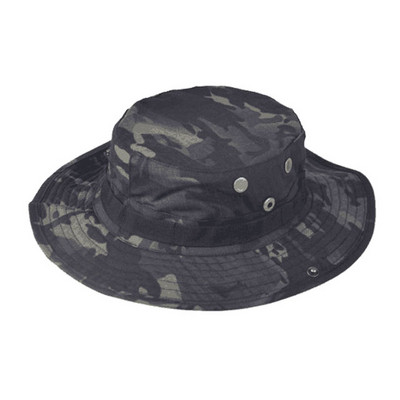 Камуфлажна шапка Тактически US Army Bucket Hats Военна Панама Лятна шапка за къмпинг Риболов Лов Туризъм На открито Camo Слънчеви шапки Мъжки