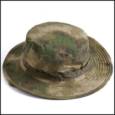 Камуфлажна шапка Тактически US Army Bucket Hats Военна Панама Лятна шапка за къмпинг Риболов Лов Туризъм На открито Camo Слънчеви шапки Мъжки