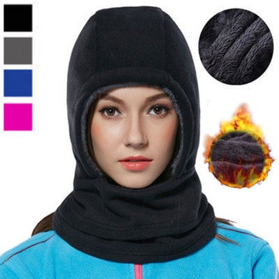 Zimska kapa za muškarce, žene Flis balaclava skijaška maska kapuljača lov planinarenje šal topliji oko vrata trčanje biciklizam kapa kapica otporna na vjetar