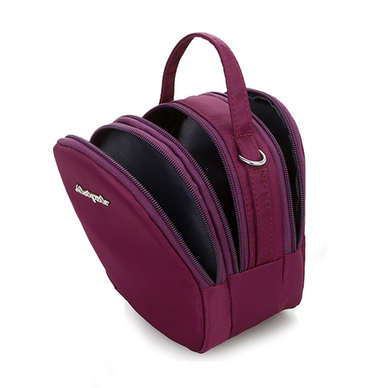 Crossbody kotid naistele vabaaja mini-messenger kott tüdrukutele mitmekihiline mobiiltelefoni rahaklapp veekindlad nailonist õlakotid