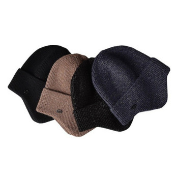 Απομίμηση Rabbit Velvet Ανδρικά Γυναικεία Unisex Χειμερινό καπέλο Πλεκτό Μάλλινο καπέλο Beani Προστατευτικό αυτιού Ζεστό θερμικό καπέλο σκι ποδηλασίας