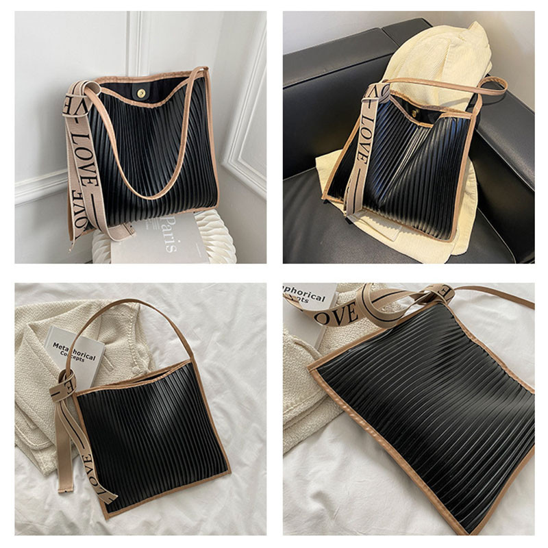 Driga Fashion csíkos női válltáskák Pu bőr kézitáskák színkontraszt Egyszerű utazótáskák 2022 új divatos elegáns táskák