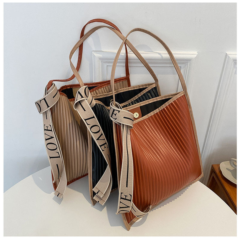 Driga Fashion csíkos női válltáskák Pu bőr kézitáskák színkontraszt Egyszerű utazótáskák 2022 új divatos elegáns táskák