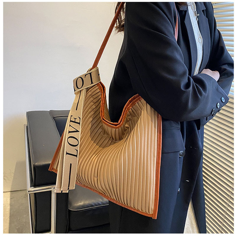 Driga Fashion csíkos női válltáskák Pu bőr kézitáskák színkontraszt Egyszerű utazótáskák 2022 új divatos elegáns táskák