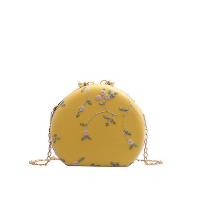 Genți de umăr din piele, la modă nouă, genți rotunde de seară pentru femei, poșete de nuntă, geantă dulce pentru femei, posetă la modă.