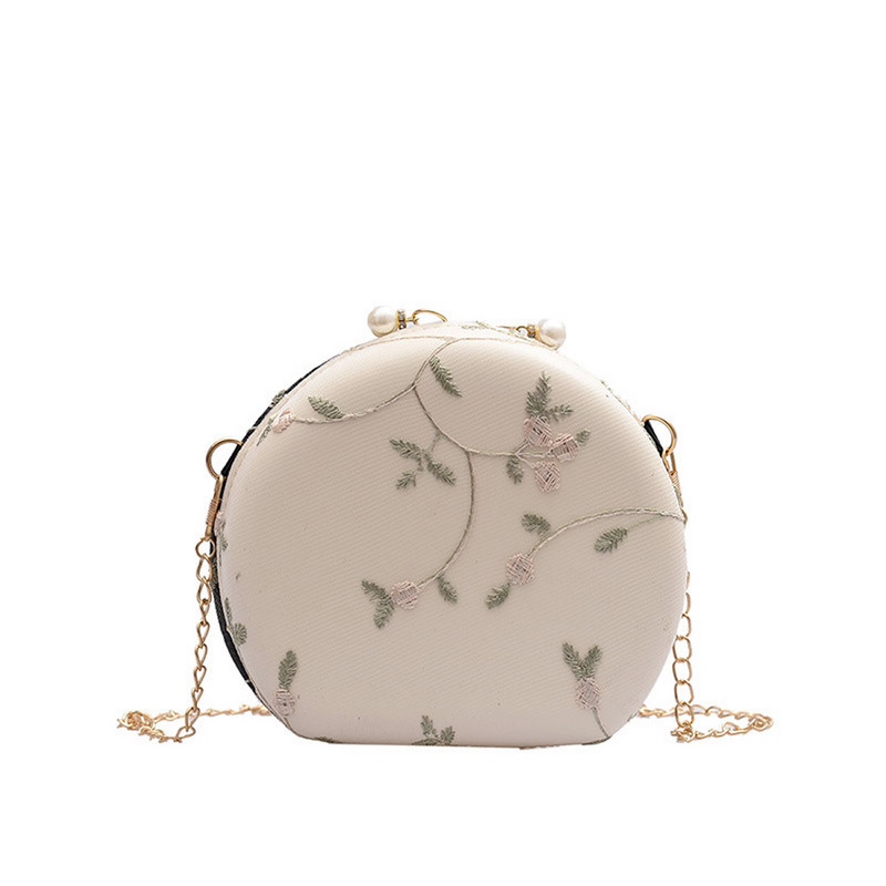 Genți de umăr din piele, la modă nouă, genți rotunde de seară pentru femei, poșete de nuntă, geantă dulce pentru femei, posetă la modă.