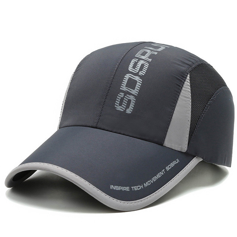 NIXHIT Лятна бързосъхнеща дишаща мрежеста тънка дамска мъжка бейзболна шапка Спорт на открито Пътуване Риболов Шапка за катерене A223