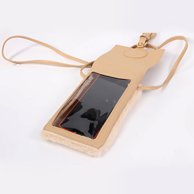 Uued Crossbody õlakotid Naiste Multifunktsionaalne Puutetundlik Mobiiltelefon Taskukaardikott Väike kott Naiste pehme käekott