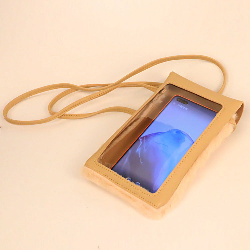 Uued Crossbody õlakotid Naiste Multifunktsionaalne Puutetundlik Mobiiltelefon Taskukaardikott Väike kott Naiste pehme käekott