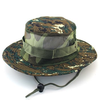 Multicam Tactical Airsoft Camouflage Bucket Boonie Шапки Лов на открито Туризъм Риболов Катерене Рибар Панама Военна шапка