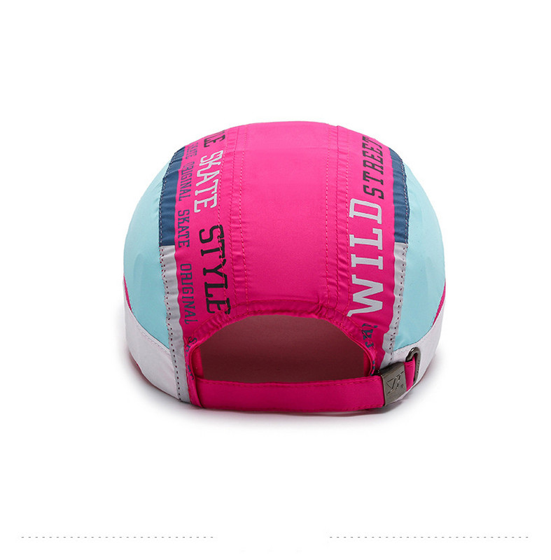 Új nyári gyorsan száradó vékony, légáteresztő baseballsapka férfi női sport szabadtéri túrázás hegymászás kerékpározás horgászat futott sapka Bone A143