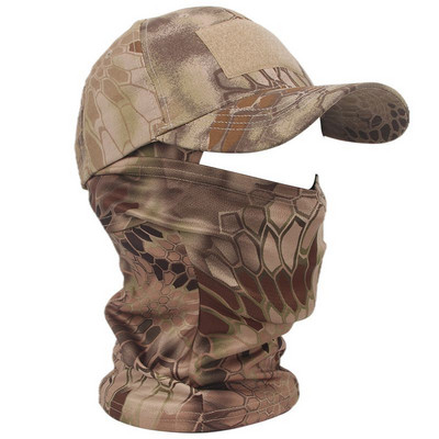 2023 Military Hood Tactical Army Caps Baseball για άνδρες Γυναικείες Καλοκαιρινά καπέλα ηλίου καμουφλάζ εξωτερικού χώρου Balaclava Half Ski Mask