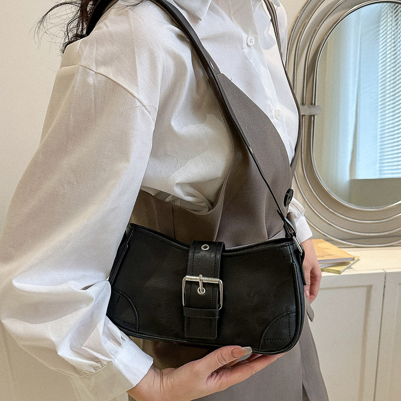 2023 Fashion Vintage γυναικείες τσάντες Κοτλέ τσάντα μασχάλης Casual γυναικείες τσάντες ώμου μονόχρωμες γυναικεία τσάντα συμπλέκτη