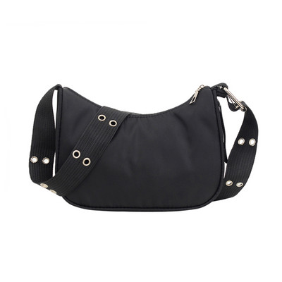 Odavad kvaliteetsed nailonkotid 2021 Naiste brändi Trend Naiste õlakott Käekott Tõmblukk Streetwear Crossbody kott Sac femme