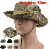 Multicam Boonie Hat Military Camouflage Tactical Cap Bucket Καπέλα Στρατού Κυνήγι Υπαίθριο Καπέλο Παναμά Πεζοπορία Ψάρεμα Καπέλο βουνού Άντρες