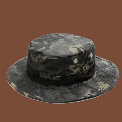 Multicam Boonie Hat Military Camouflage Tactical Cap Bucket Καπέλα Στρατού Κυνήγι Υπαίθριο Καπέλο Παναμά Πεζοπορία Ψάρεμα Καπέλο βουνού Άντρες