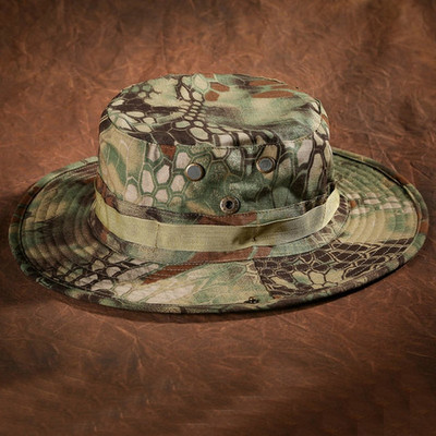 Multicam Boonie Hat Military Camouflage Tactical Cap Bucket Καπέλα Στρατού Κυνήγι Υπαίθριο Καπέλο Παναμά Πεζοπορία Ψάρεμα Καπέλο βουνού Άντρες
