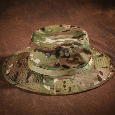 Multicam Boonie Hat Military Camouflage Tactical Cap Bucket Καπέλα Στρατού Κυνήγι Υπαίθριο Καπέλο Παναμά Πεζοπορία Ψάρεμα Καπέλο βουνού Άντρες