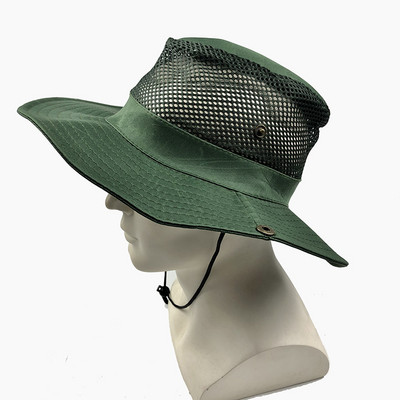 Υπαίθρια Καλοκαιρινή Φαρδιά Γήπεδο Άνδρας με αναπνεύσιμο πλέγμα Ταξίδι Αναρρίχηση Ψάρεμα Παραλία Καπέλα Πτυσσόμενο αντηλιακό αντηλιακό καπέλο X015