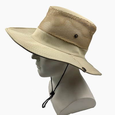 Υπαίθρια Καλοκαιρινή Φαρδιά Γήπεδο Άνδρας με αναπνεύσιμο πλέγμα Ταξίδι Αναρρίχηση Ψάρεμα Παραλία Καπέλα Πτυσσόμενο αντηλιακό αντηλιακό καπέλο X015