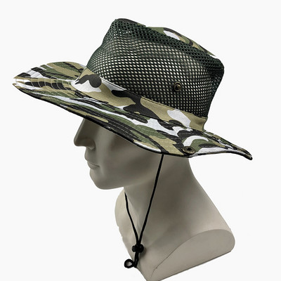 Υπαίθρια Καλοκαιρινή Φαρδιά Γήπεδο Άνδρας με αναπνεύσιμο πλέγμα Ταξίδι Αναρρίχηση Ψάρεμα Παραλία Καπέλα Πτυσσόμενο αντηλιακό αντηλιακό καπέλο X015