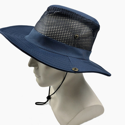 Υπαίθρια Καλοκαιρινή Φαρδιά Γήπεδο Άνδρας με αναπνεύσιμο πλέγμα Ταξίδι Αναρρίχηση Ψάρεμα Παραλία Καπέλα Πτυσσόμενο αντηλιακό αντηλιακό καπέλο X015