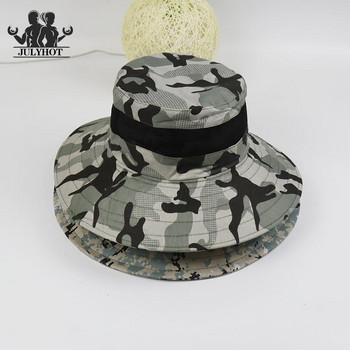 Καπέλα με κάδο τακτικής παραλλαγής Ανδρικά Γυναικεία Καλοκαιρινό αντηλιακό αναπνεύσιμο κάμπινγκ, ψάρεμα, πεζοπορία, καπέλο στρατιωτικής άσκησης