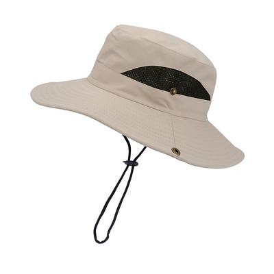 Μονόχρωμα καπέλα ηλίου για άντρες Καπέλο ψαρέματος εξωτερικού χώρου Φαρδύ γείσο Αντι-UV γυναικεία καπέλα παραλίας Καπέλο κουβά Καλοκαιρινή πεζοπορία κάμπινγκ bone gorros