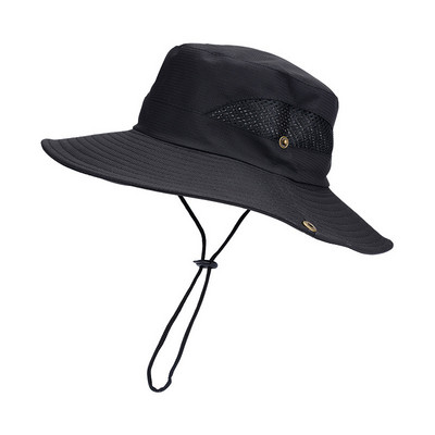 Μονόχρωμα καπέλα ηλίου για άντρες Καπέλο ψαρέματος εξωτερικού χώρου Φαρδύ γείσο Αντι-UV γυναικεία καπέλα παραλίας Καπέλο κουβά Καλοκαιρινή πεζοπορία κάμπινγκ bone gorros