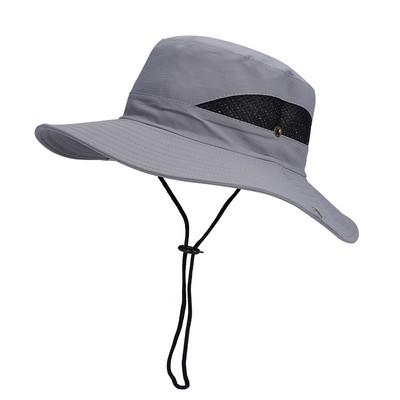 Μονόχρωμα καπέλα ηλίου για άντρες Καπέλο ψαρέματος εξωτερικού χώρου Φαρδύ γείσο Αντι-UV γυναικεία καπέλα παραλίας Καπέλο κουβά Καλοκαιρινή πεζοπορία κάμπινγκ bone gorros