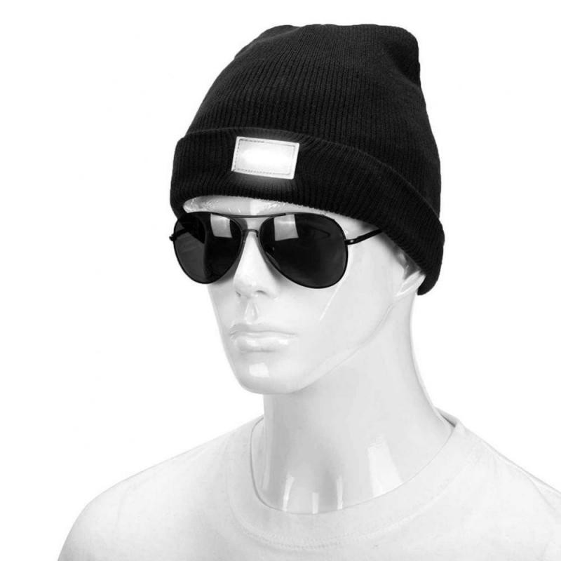 Talvemütsid termotuulekindlad LED-valgustid öövalgustid sügisene kootud müts Soojem meesterahvas, matkamine matkamine kalapüügimütsid
