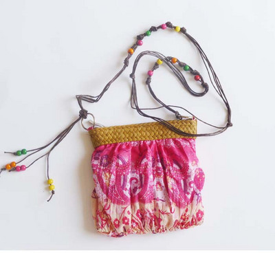 Divat olcsó bohém szalmatáska cukorka színű szőtt női kézitáska rusztikus strandtáskák vintage cross body kis futártáska