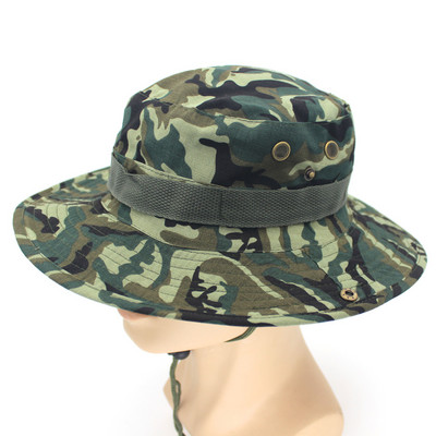 2020 Καπέλα πεζοπορίας Tactical Sniper Camouflage Bucket Boonies Καπέλα Nepalese Cap SWAT Army Panama Military Access Summer Men
