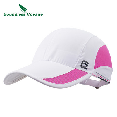 Boundless Voyage női férfi baseball sapka poliészter pamut apa sapka Ultrakönnyű futósapka légáteresztő kültéri mászósapka BVH01